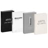 Modern Aesthetic Faux Book Set For Coffee Table  Bookshelf Decor 4pcs 18