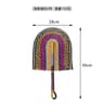 Nordic Handwoven Seaweed Wall Fan  Boho Natural Hanging Decor Accent 10