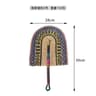 Nordic Handwoven Seaweed Wall Fan  Boho Natural Hanging Decor Accent 11