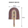 Nordic Handwoven Seaweed Wall Fan  Boho Natural Hanging Decor Accent 14