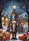 Classic Santa Claus Christmas Canvas Wall Art Festive Holiday Poster Decor 8
