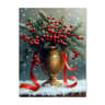 Vintage Red Truck Christmas Canvas Wall Art Nordic Winter Scene With Reindeer Decor 10