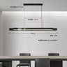 Modern Linear Glass Pendant Light Bar For Dining Table And Kitchen Island Ceiling Lighting 5