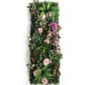 Artificial Rose Wall Panel Greenery Backdrop 1575x4724in Decorative Lawn Mat 15