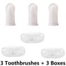 3PCS Silicone Finger Pet Toothbrush Set For Dogs  Cats 8