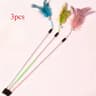 3Piece Retractable Feather Wand Cat Toy Set For Interactive Play And Exercise 7