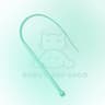 Macaron Mouse Tail Cat Wand Toy With Bell  Flexible Silicone Teaser Tail 9