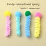 Colorful Interactive Spring Cat Toy Set For Chasing Bouncing  Independent Play 10