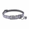 PawPrint Bell Pet Collar  Adjustable Safety Collar For Cats Kittens Puppies  Small Dogs 12