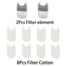 6Layer Replacement Water Filters For Stainless Steel Cat And Dog Water Fountains 6