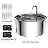 HydraFlow 32L Cordless Stainless Steel Pet Water Fountain With Motion Sensor 10