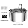 HydraFlow 32L Cordless Stainless Steel Pet Water Fountain With Motion Sensor 11
