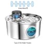 HydraFlow 32L Cordless Stainless Steel Pet Water Fountain With Motion Sensor 8