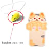 ScratchPlay WallMounted Felt Cat Scratcher Mat With Hanging Toy 6