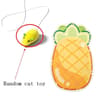 ScratchPlay WallMounted Felt Cat Scratcher Mat With Hanging Toy 8