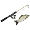 Telescopic Fishing Rod Cat Wand Toy With Realistic Flexible Teaser 6