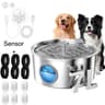 7L Stainless Steel Pet Water Fountain With Water Level Window  Silent Pump 10