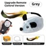 USB Rechargeable Automatic Moving Mouse Cat Toy  Interactive Squeaky Plush Toy For Cats  Kittens 6