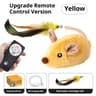 USB Rechargeable Automatic Moving Mouse Cat Toy  Interactive Squeaky Plush Toy For Cats  Kittens 7