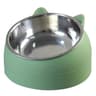 Elevated Stainless Steel Cat Bowl With 15 Tilt And NonSlip Base For Cats  Small Pets 8