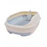 CleanFlow ExtraLarge SemiClosed Double Layer Cat Litter Box With Drawer  Splash Guard 7