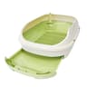 CleanFlow ExtraLarge SemiClosed Double Layer Cat Litter Box With Drawer  Splash Guard 8