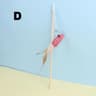 WhiskerChase Wooden Cat Wand Toy With Feather Bell  Mouse Teaser 9