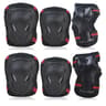 6 Piece Knee Elbow And Wrist Protective Gear Set For Skating And Cycling 6