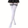 Womens Striped Thigh High Socks For Cozy Autumn And Winter Style 7