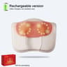 Heated Shiatsu Neck Massage Pillow With Airbag Stretching 7