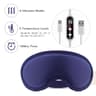 USB Heated Vibrating Eye Mask For Relaxation And Travel 7