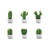 6 Piece Cute Cactus Fridge Magnet Set 3D Refrigerator Magnets For Kitchen Office And Message Boards 6