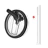 40 Oz Flip Straw Lid Replacement For Stanley Cup Leakproof Spill Resistant Tumbler Cover 16