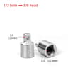 Chrome Vanadium Ratchet Socket Adapter Set 14 Inch 38 Inch 12 Inch Drive Converter 7