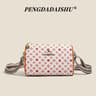 Retro Alphabet Print Pillow Shoulder Bag Womens Crossbody Purse 7