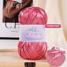 Metallic Satin Chunky Yarn For Crochet Bags Knitting And DIY Crafts 9