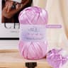 Metallic Satin Chunky Yarn For Crochet Bags Knitting And DIY Crafts 6