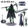 T13 Multi Jointed Swordsman Action Figure Poseable Warrior Collectible 9