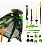 T13 Multi Jointed Swordsman Action Figure Poseable Warrior Collectible 10