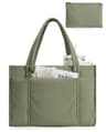 Two Piece Puffy Quilted Work Tote Set 11