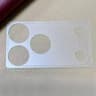 Three Piece Clear Camera Lens Covers For IPhone 17 8