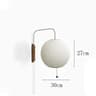 Serene Wabi Sabi Fabric Wall Lamp 8