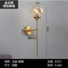 Luna Gold Glass Globe Sconce 8