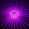Sunburst RGB Projection Wall Light 14