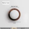 Natura Orb Walnut Wall Light 7