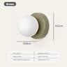 Nordlume G9 Glass Orb Sconce 7