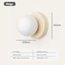 Nordlume G9 Glass Orb Sconce 9