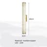 Stonique Luxury Sculpted Wall Lamp 7