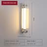 QuadraGlow Glass LED Wall Lamp 7