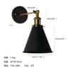 American Retro Iron Wall Sconce 14
